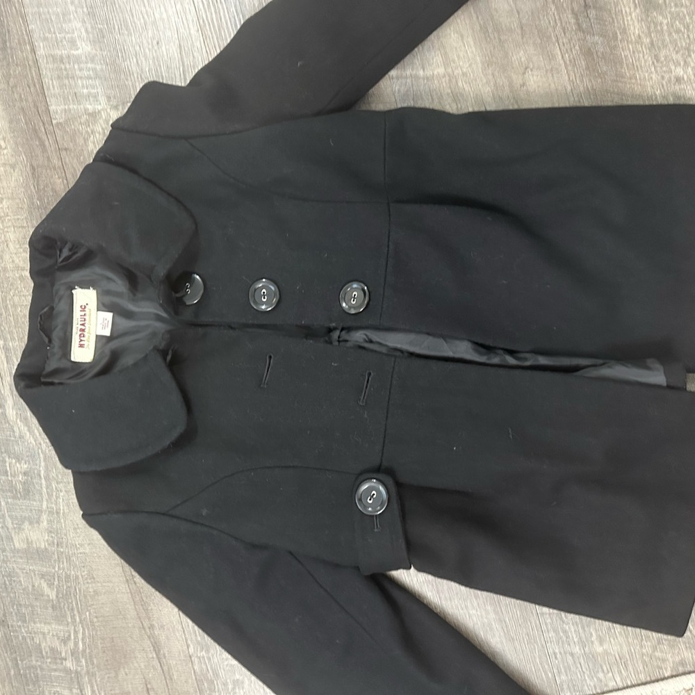 Women’s Black Button-Up Coat